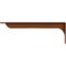 Ekena Millwork Embrey Steel Bracket, Hammered Copper 2"W x 20"D x 6 1/2"H BKTM02X20X06EBHCO - alternate 10